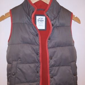 Boys Mini Boden outerwear vest size 7/8